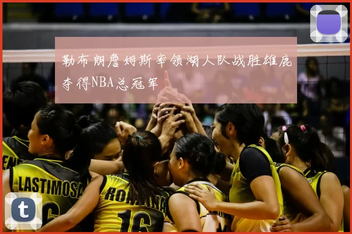 勒布朗詹姆斯率领湖人队战胜雄鹿夺得NBA总冠军