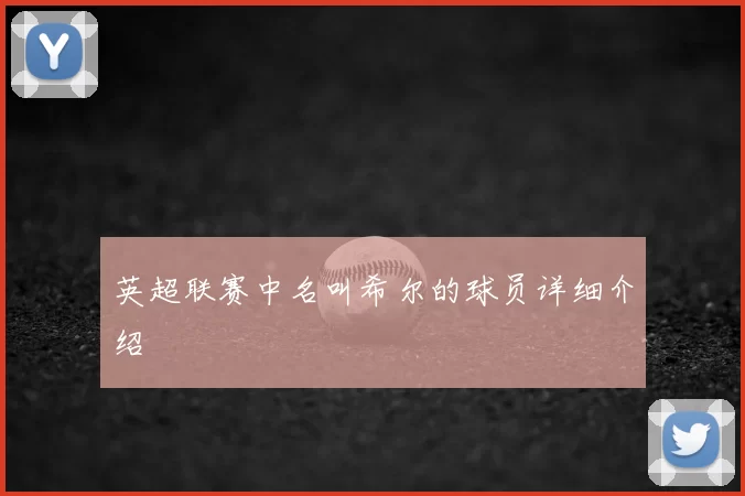 英超联赛中名叫希尔的球员详细介绍