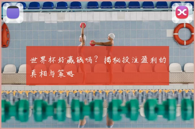 世界杯好赢钱吗?揭秘投注盈利的真相与策略